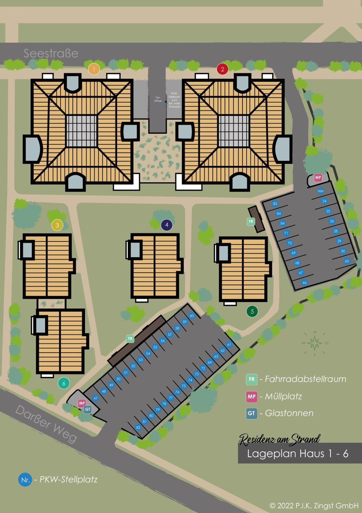 Residenz Am Strand Ostseerauschen - Wohnung 5-72 Цингст Экстерьер фото